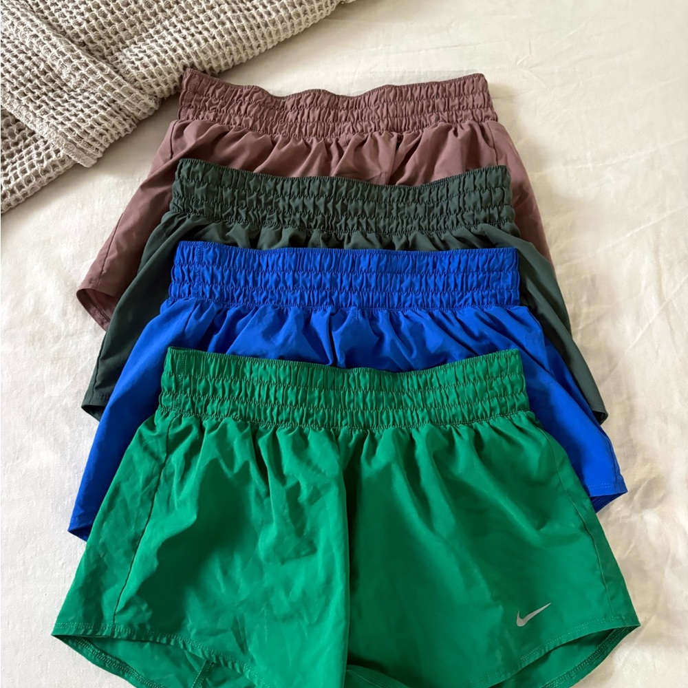 (3 pair) Nike One Dri-Fit 3in Brief Lined Short - Women's